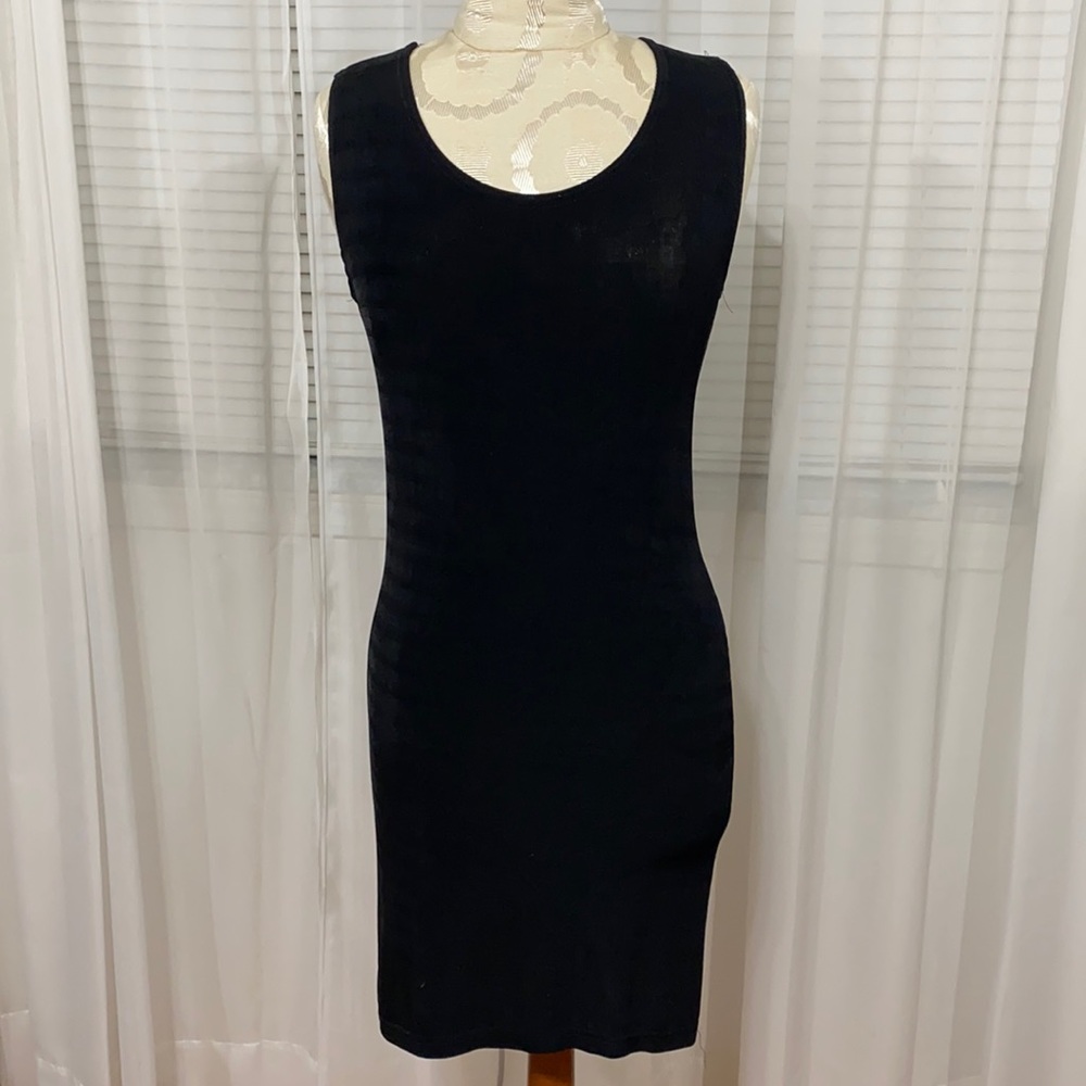 Novel-Tee black tank dress
